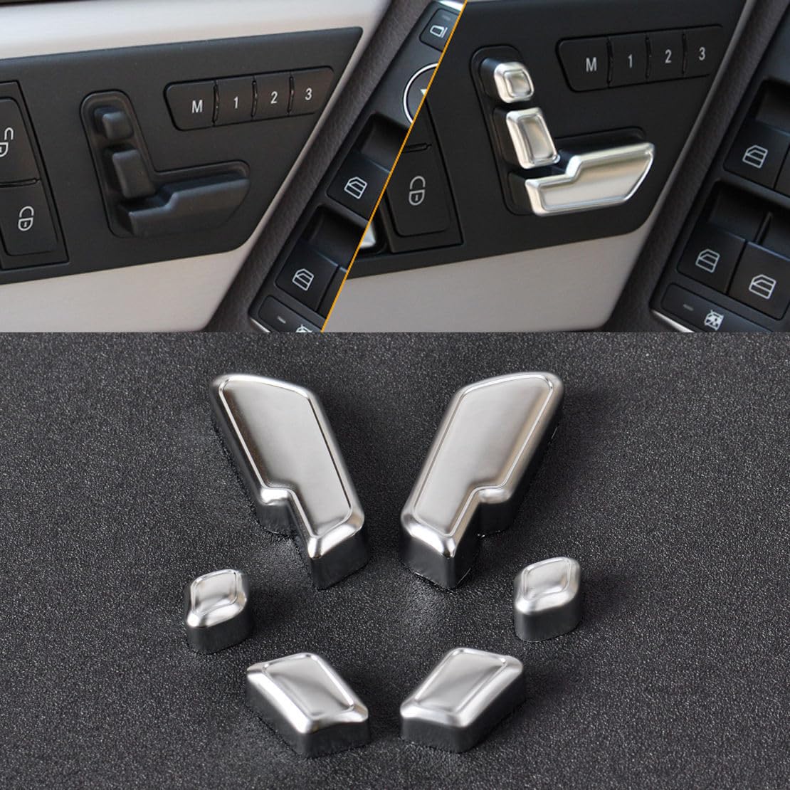 ya 6 8.24 baidi Popular for SEAT Adjustment Button Cover for Mercedes E-Class W212 218 CLS X166 GL