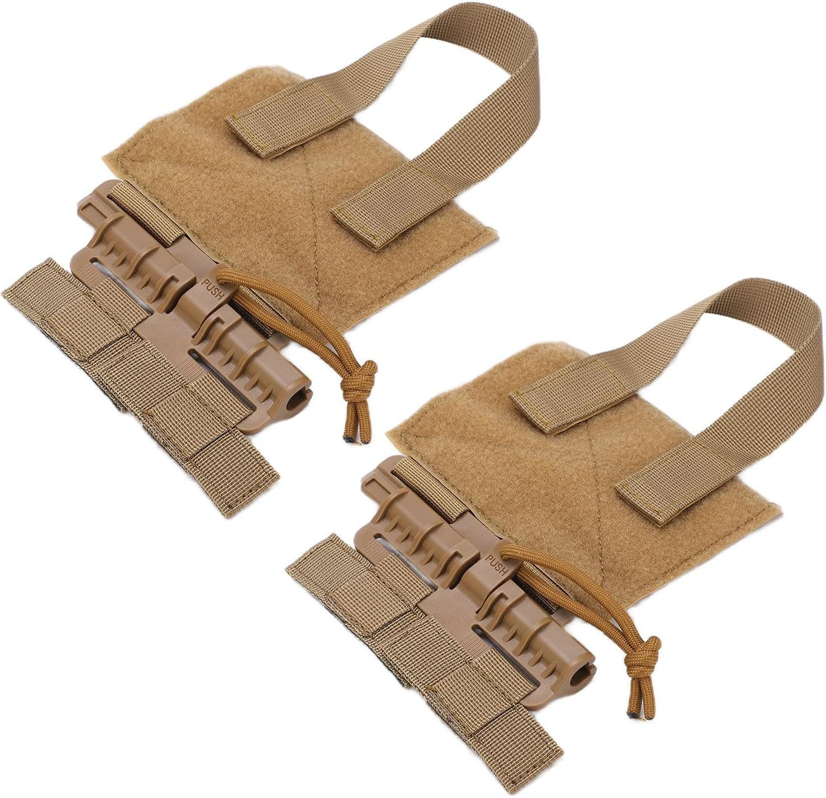 ya 26 10.21 baidi Tan 2pcs Outdoor Quick Release Cummerbund MOLLE Removal Buckle Nylon Portable