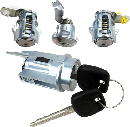 ya 5 8.10 New Ignition Door Lock Cylinder Key Set 69005-35130 for 89-95 for Toyota Pickup