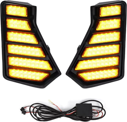 ya 9 10.24 Front LED Fog Light Daytime Running Lamp Accessories for Toyota Tacoma 2024-25