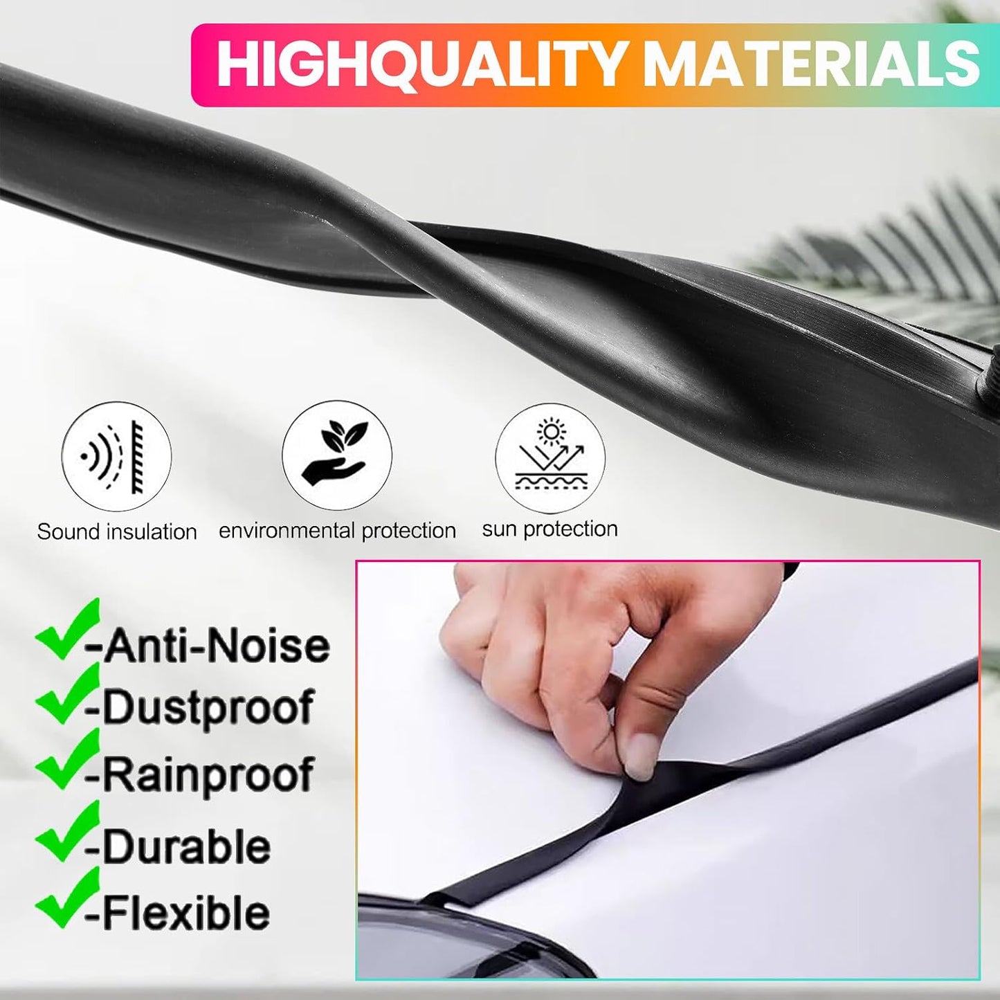 ya 7 8.24 baidi Front Fascia Bumper Hood Seal for Jeep for Grand Cherokee for Dodge Durango 2011-2021