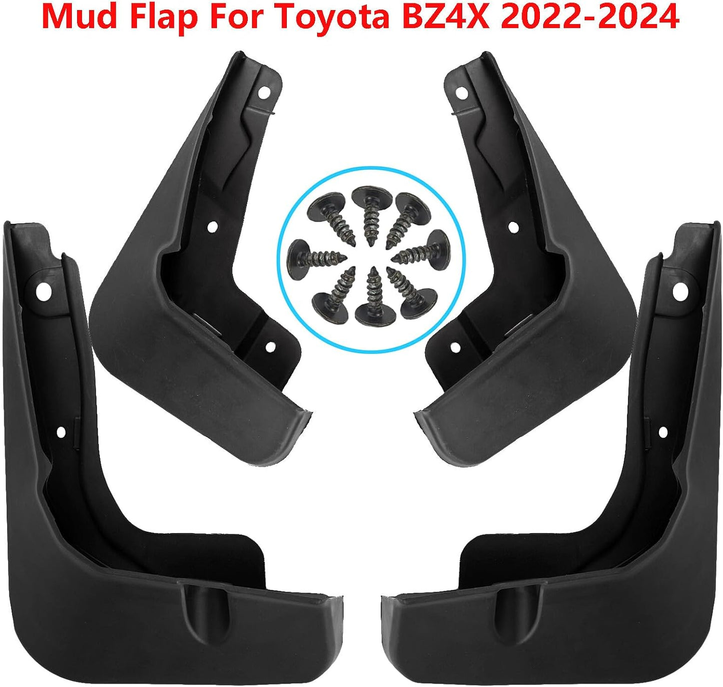 ya 4 8.10 4X for Toyota BZ4X Splash Guards Mudguards Mudflaps Mud Guards Fender 2022-2024