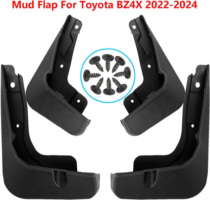 ya 7 8.24 baidi 4X for Toyota BZ4X Splash Guards Mudguards Mudflaps Mud Guards Fender 2022-2024