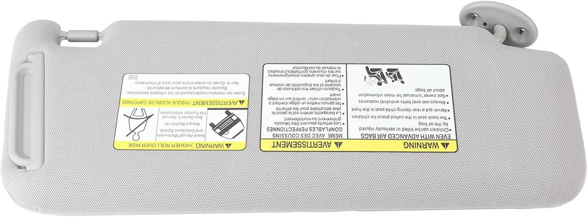 ya 11 9.14 baidi74310-35A91-B1 Left Side Gray Sun Visor for 2010-2023 for Toyota Prado 7431035A91B1