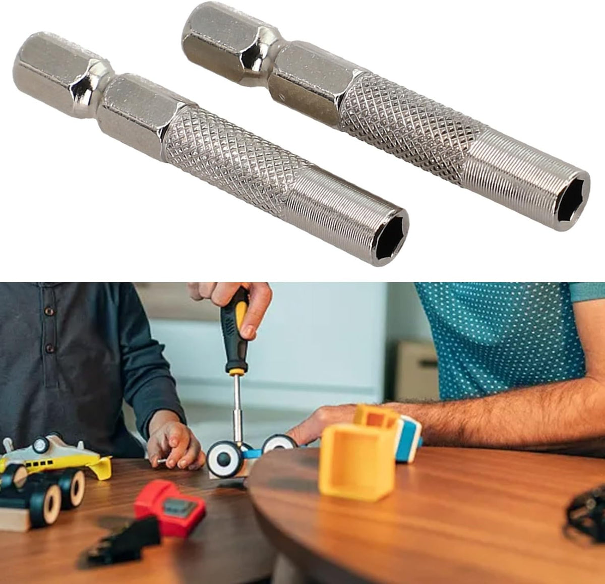 ya 26 10.21 baidi 1/4 Hex Shank Adapter for 4mm Electric Screwdriver Socket-2