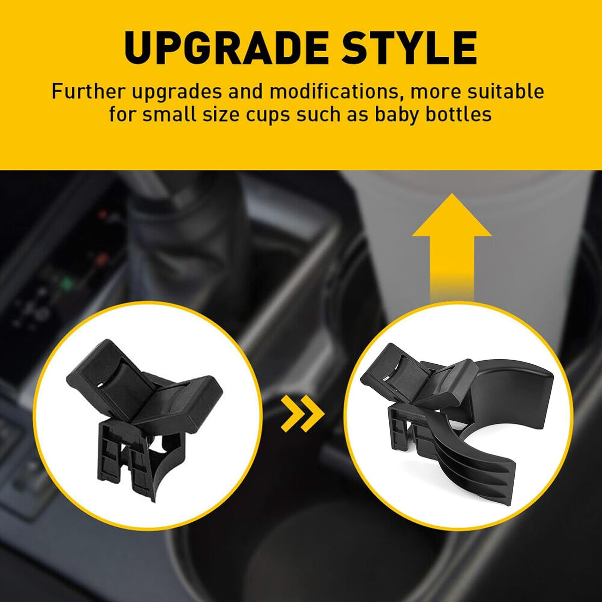 ya 6 8.14 for Toyota Highlander 2014-19 Center Console Divider Storage Cup Holder Insert
