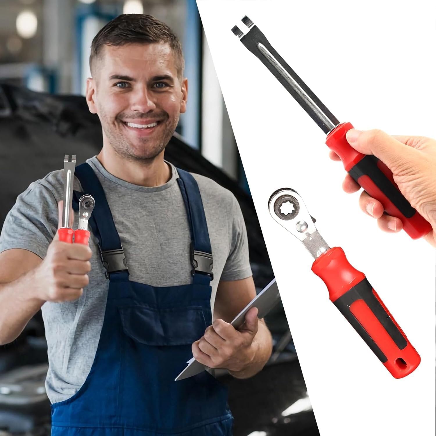 ya 6 8.14 Piece Automatic Slack Adjuster Release Tool Set Double Square Adjustment