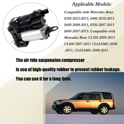 ya 10 9.16 baidi Air Suspension Compressor Pump For for Mercedes W221 S350 S450 S550 S600 CL550 CL600