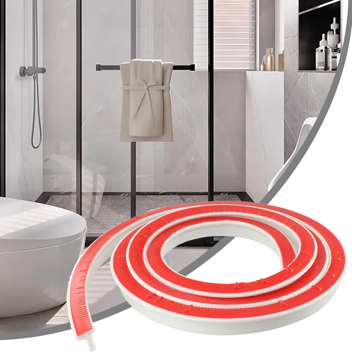 ya 14 9.20 baidi Waterproof Rubber Shower Barrier Strip Keeps Water Contained 50 300cm Length-2