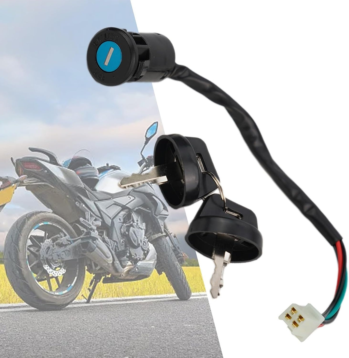 ya 6 8.14 50-250CC Ignition Switch Key Waterproof For Motocross-ATV Accessories New