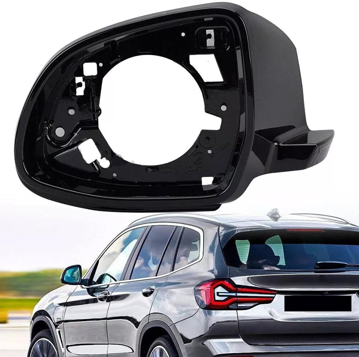 ya 11 9.14 baidiLeft driver side mirror support trim ring for BMW X3 G01 X6 G06 X5 G05 X4 G02-