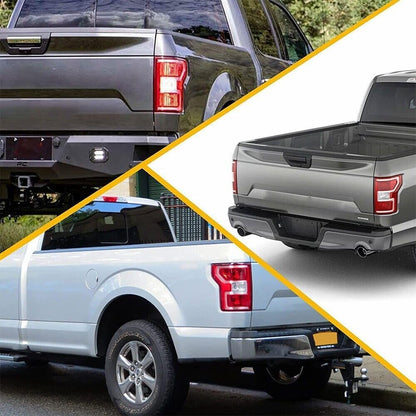 ya 4 8.24 baidi Fit For 2018-2020 for Ford F150 F-150 LH+RH Red Rear Tail Lights Replacement
