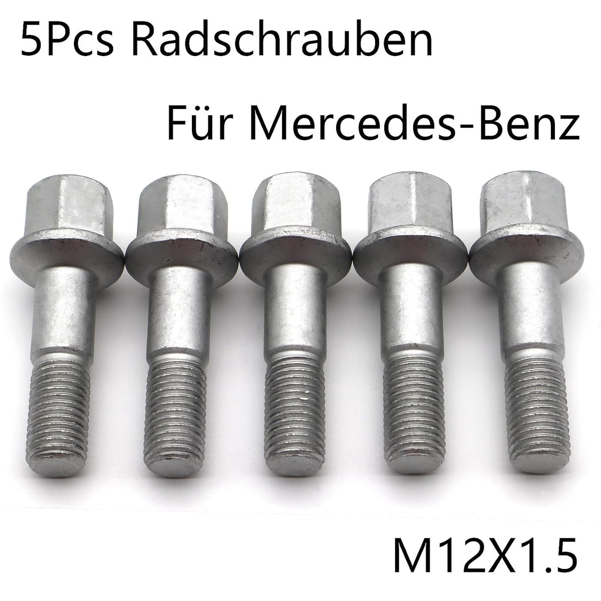 ya 10 9.16 baidi 5X Car Wheel Bolts Nuts Lugs M12X1.5 0009901007 for Mercedes-Benz S124 W168 W202