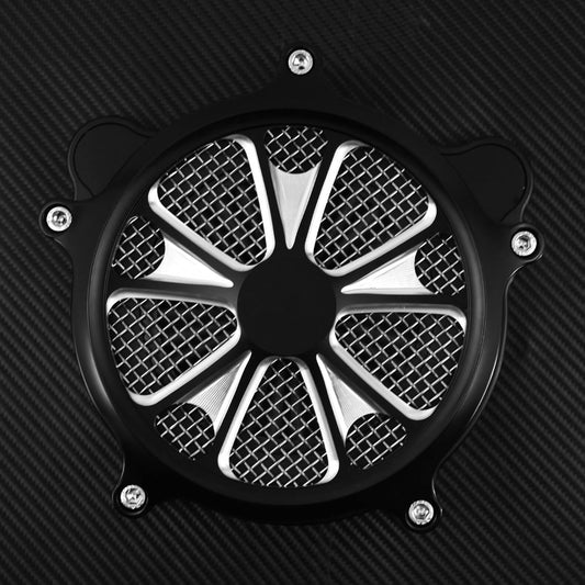 ya 12 10.8 zhengce Contrast Cut Air Cleaner Gray Intake Filter Fit for Harley Touring 2017-2020