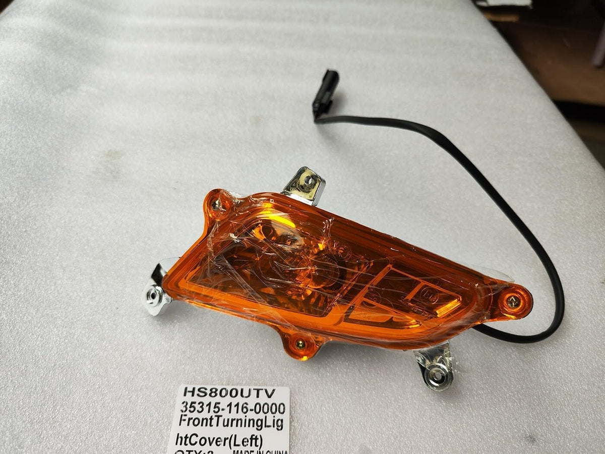 ya 27 10.13 baidi New Front Left Turning Light Cover For Hisun 800cc HS800 UTV 35315-116-0000