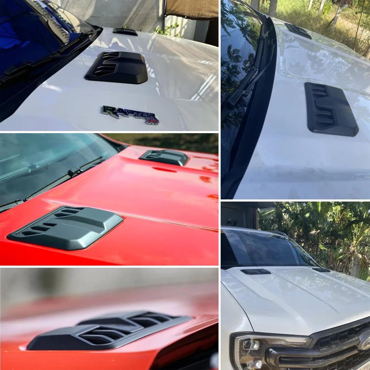 ya 4 8.24 baidi Front Hood Air Intake Vent Hood Scoop Cover for for Toyota Tacoma 1990-2025