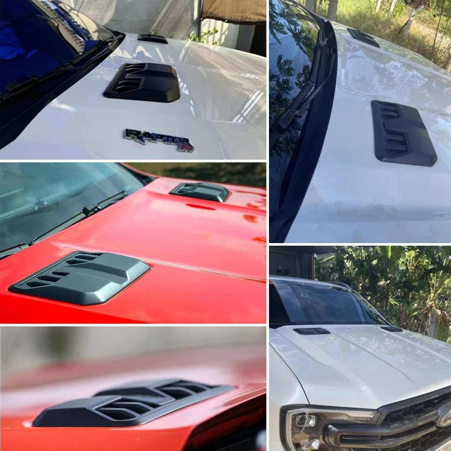 ya 4 8.24 baidi Front Hood Air Intake Vent Hood Scoop Cover for for Toyota Tacoma 1990-2025