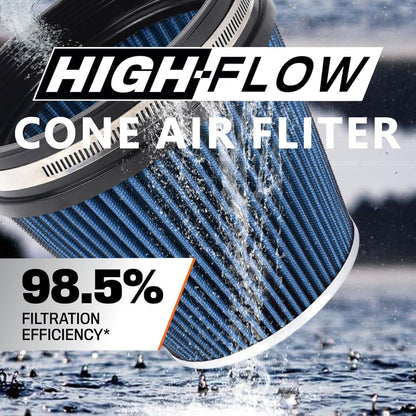 ya 13 9.15 baidi BLUE 6 152mm Inlet Air Filter Truck Air Intake Cone Replacement Dry 6 Tall