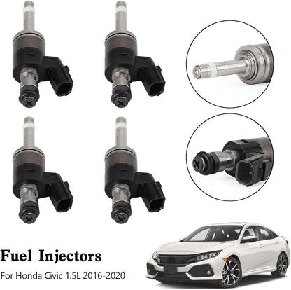 ya 14 9.20 zhengce 4PCS Fuel Injectors 16010-59B-315 for Honda for Civic 1.5L 2016-2020 16010-1