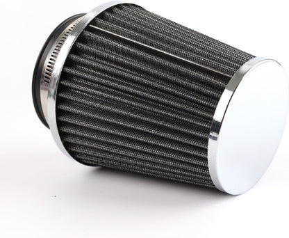 ya 23 10.7 baidi Silver 3 Universal Car Cold Air Intake Cone Pod Filter Tapered High Perfor for MAN ce