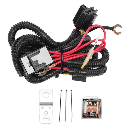 ya 5 8.10 Hot 12V Horn Wiring Harness Relay Kit Set Part for Car Truck Grille Mount Blast
