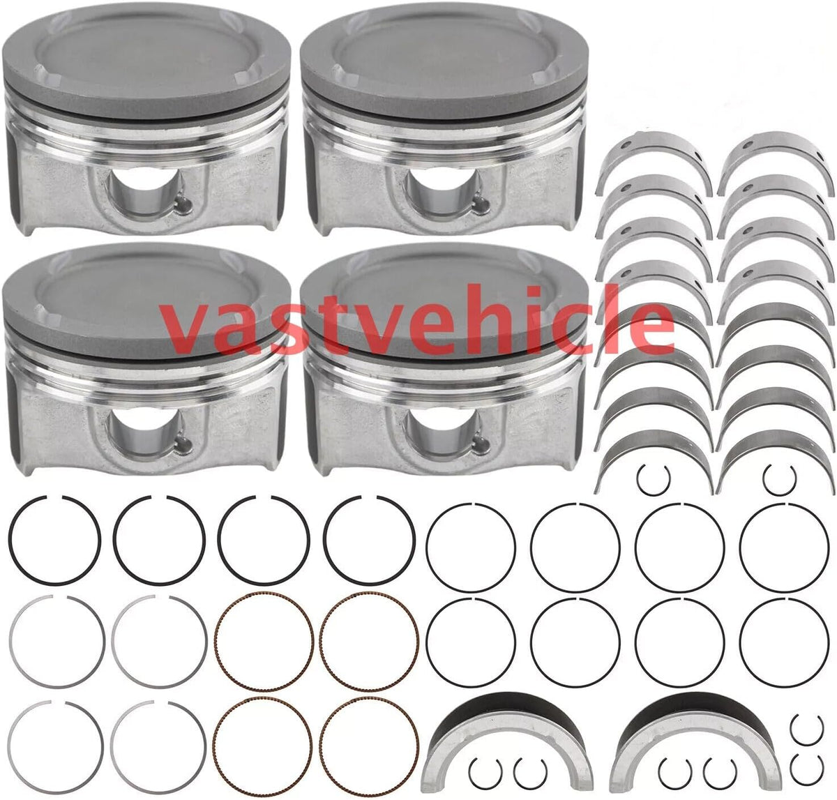 ya 11 9.14 baidiMain Bearing Rod Bearing Piston Ring Kit For 11-15 for Buick for Chevy for Cruze Encore 1.4L