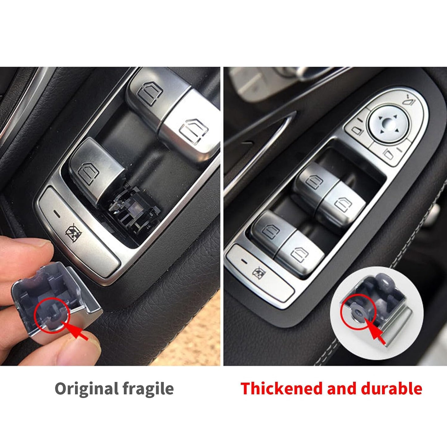ya 4 8.8 Window Switch Button Replacement for Mercedes C GLC Class W205 Q1I2