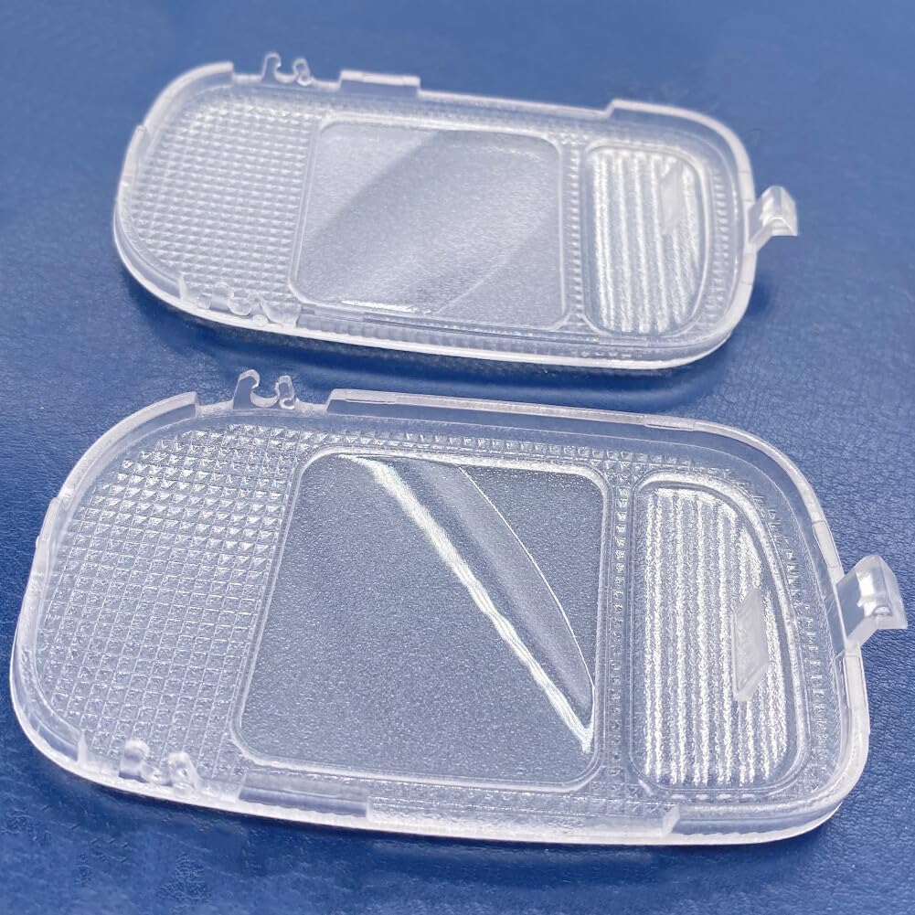 ya 4 8.24 baidi Overhead Console Dome Light Lens Kit for Dodge for Ram 2002-2010 5183270AA 5183271AA