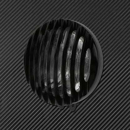 ya 6 8.24 baidi 6.5'' Motorcycle Headlight Running Grill Cover Fit for Harley Cafe Racer Chopper