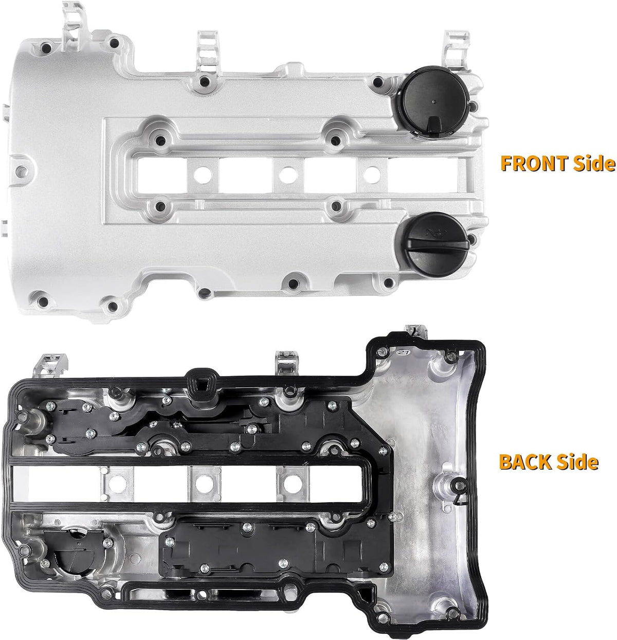 ya 11 9.14 baidiAluminum Engine Valve Cover kit w/Gaskets & Bolts for Chevrolet for Chevy for Cruze