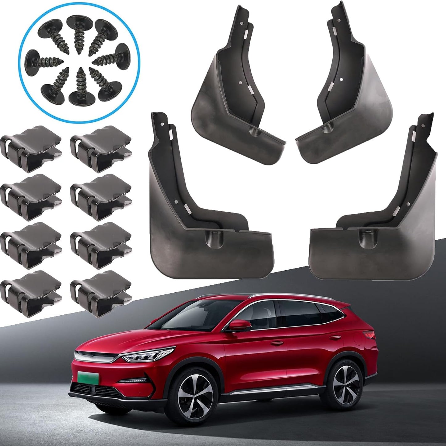 ya 4 8.10 4X Splash Guard Mudguard Mud Flap Fender Plastic for Seal U DM-i & EV 2023-2024