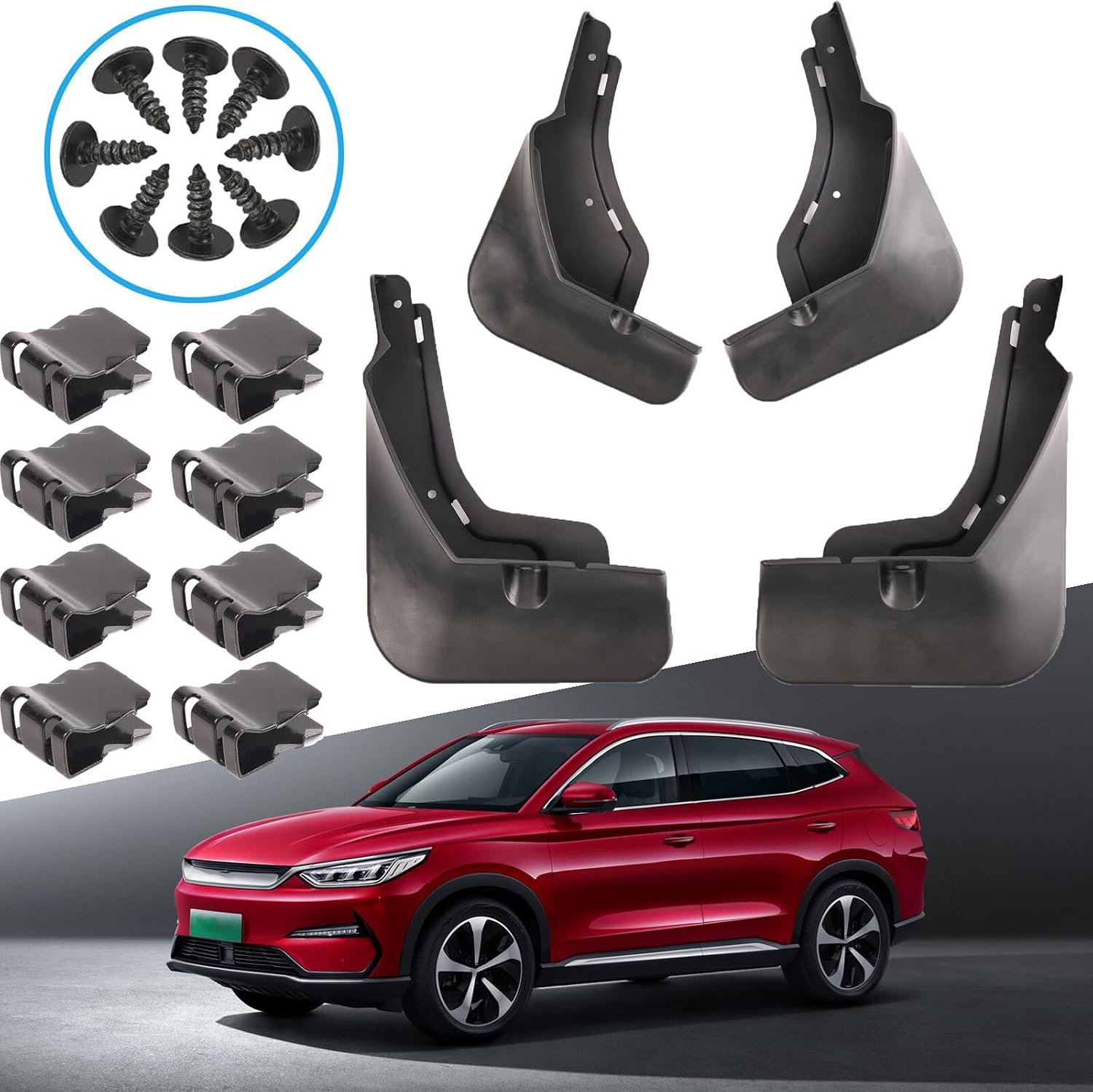 ya 4 8.10 4X Splash Guard Mudguard Mud Flap Fender Plastic for Seal U DM-i & EV 2023-2024
