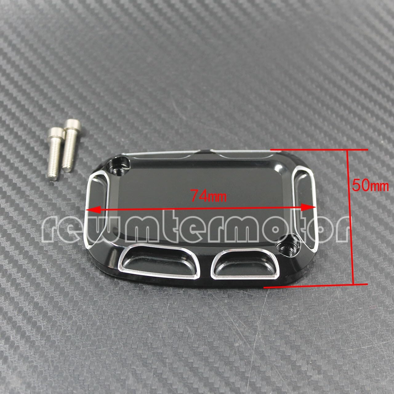 ya 6 8.24 baidi Left Black Brake Master Front Cylinder Cover Fit for Harley Touring CVO VRSCD