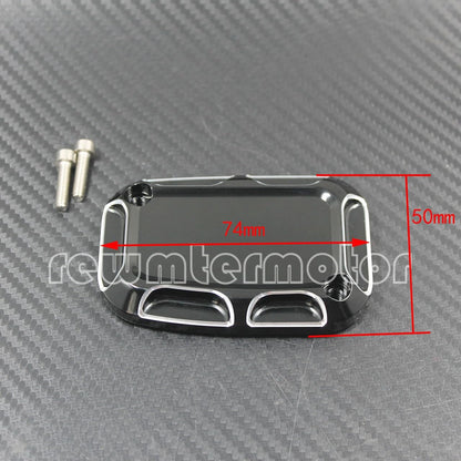 ya 6 8.24 baidi Left Black Brake Master Front Cylinder Cover Fit for Harley Touring CVO VRSCD