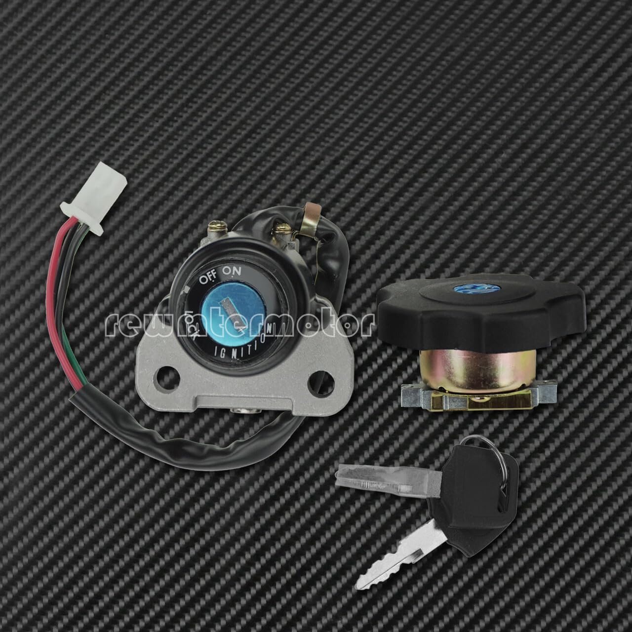 ya 6 8.24 baidi Fuel Gas Cap Ignition Switch Keys Fit for Yamaha XT600 TW200 DT200 DT200R XT225