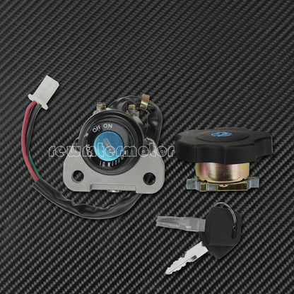 ya 6 8.24 baidi Fuel Gas Cap Ignition Switch Keys Fit for Yamaha XT600 TW200 DT200 DT200R XT225