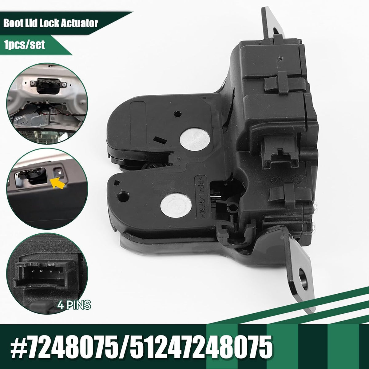 ya 11 9.14 baidi51247248075 7248075 Tailgate Boot Lid Trunk Lock Latch Actuator for BMW F20 F21