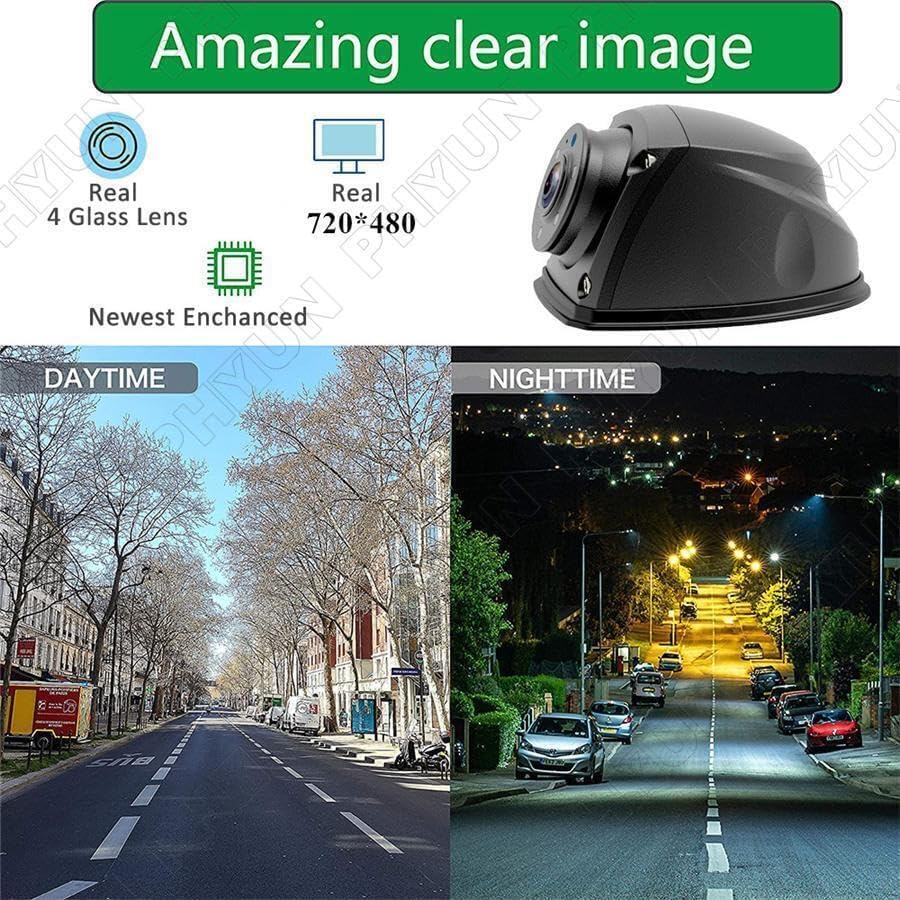 ya 10 9.16 baidi Side View Camera Night Vision Waterproof Reversing Parking Camera for Truck Bus