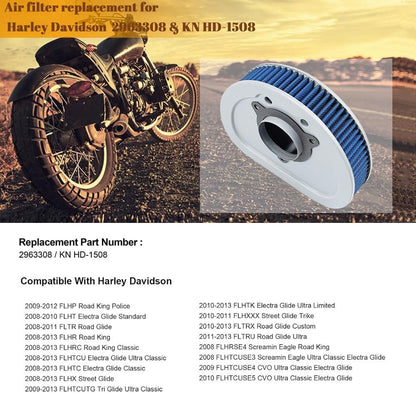 ya 4 8.8.2 Air Filter Cleaner 2963308 for Harley Road King Road Electra Glide HD1508
