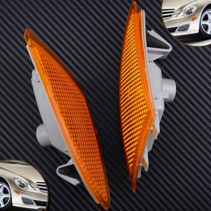 ya 4 8.14 2-Pack Left Bumper Turn Signal Light for Mercedes-Benz R320 R350 R500 R63 AMG 