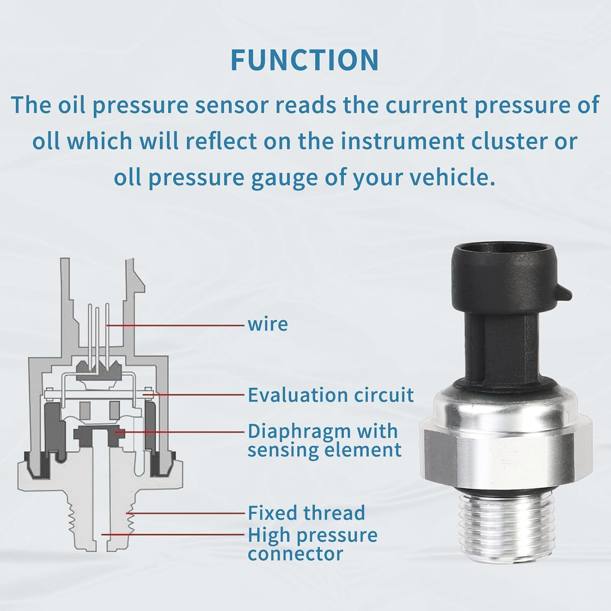 ya 9 10.24 Oil Pressure Sensor Switch 12677836 for Chevrolet for Silverado 1500 2500 3500 for GMC