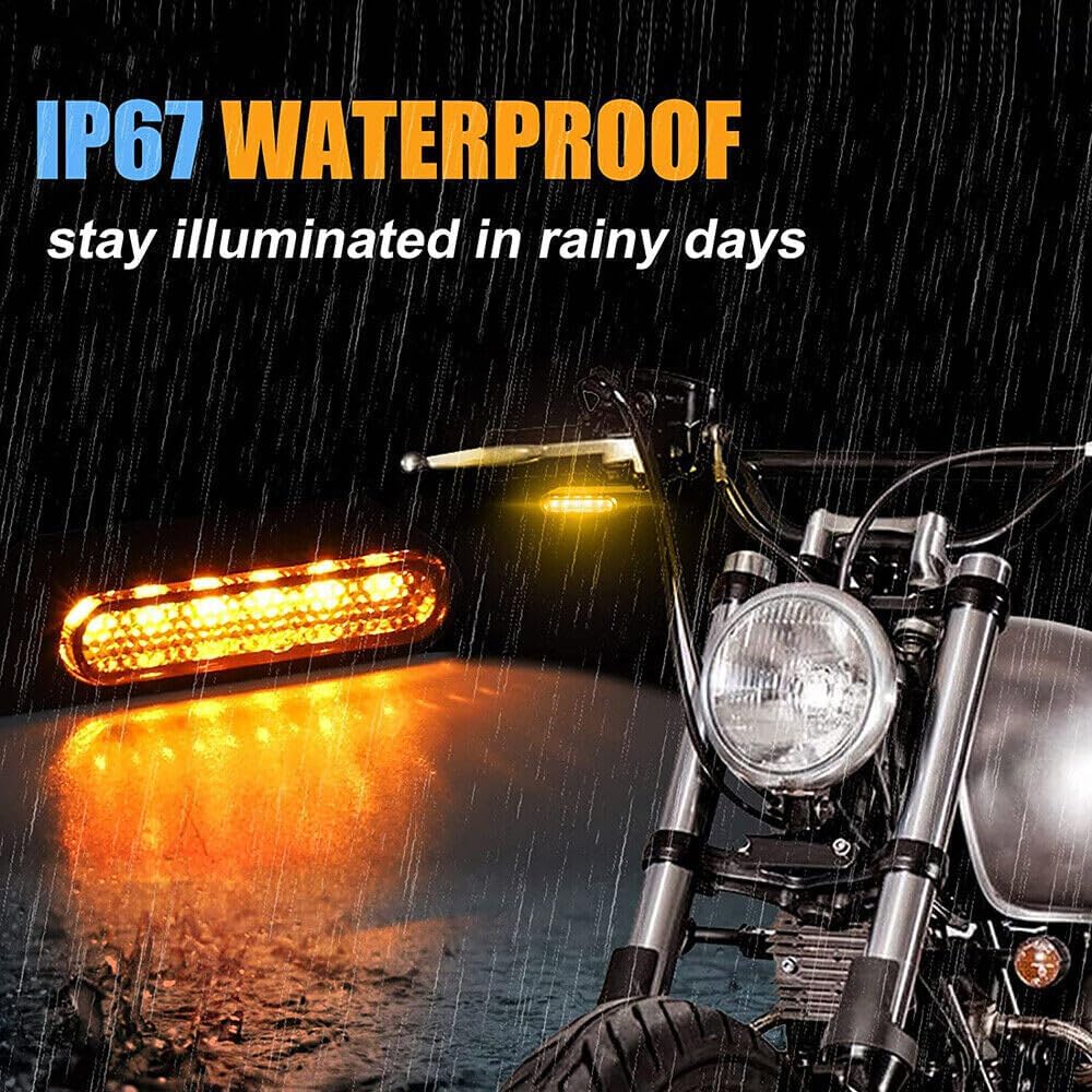 ya 7 8.24 baidi Handlebar LED Turn Signal Flashing Running Light for Harley Sportster 1200 883