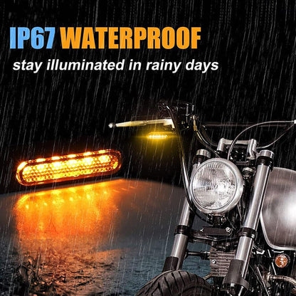 ya 7 8.24 baidi Handlebar LED Turn Signal Flashing Running Light for Harley Sportster 1200 883