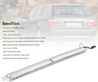 ya 14 9.20 zhengce Third Brake Light 63256925902 White For 5 E60 E61 Facelift P1-1