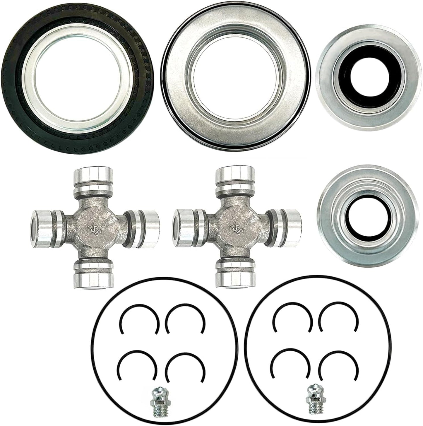 ya 5 8.24 baidi Front Axle Seal and Greaseable U-Joint Kit for 05-14 for Ford F250/350 Super Duty
