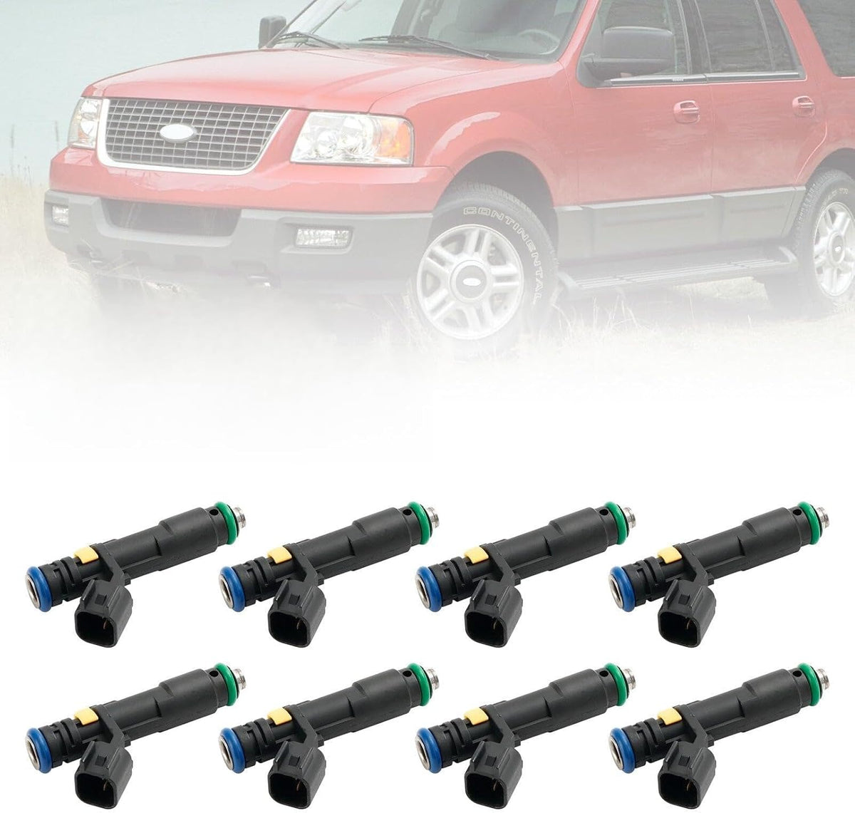 ya 14 9.20 zhengce 8PCS Fuel Injector for F150 F250 F350 Expedition Super Duty 2005-2007 5.4L-1