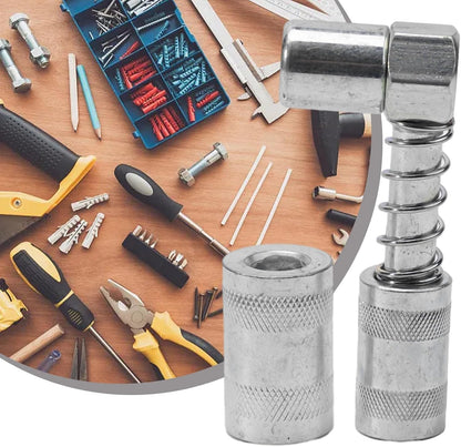 ya 14 9.20 baidi 90 De Grease Nozzle Adapter 3 Jaw Coupler Grease Fitting Tool with Sleeve-1