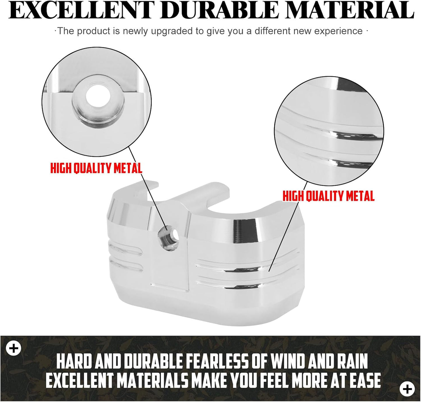 ya 5 8.24 baidi Chrome Aluminum Coil Cover Fit for Harley Softail Street Fat Bob Breakout 18-23