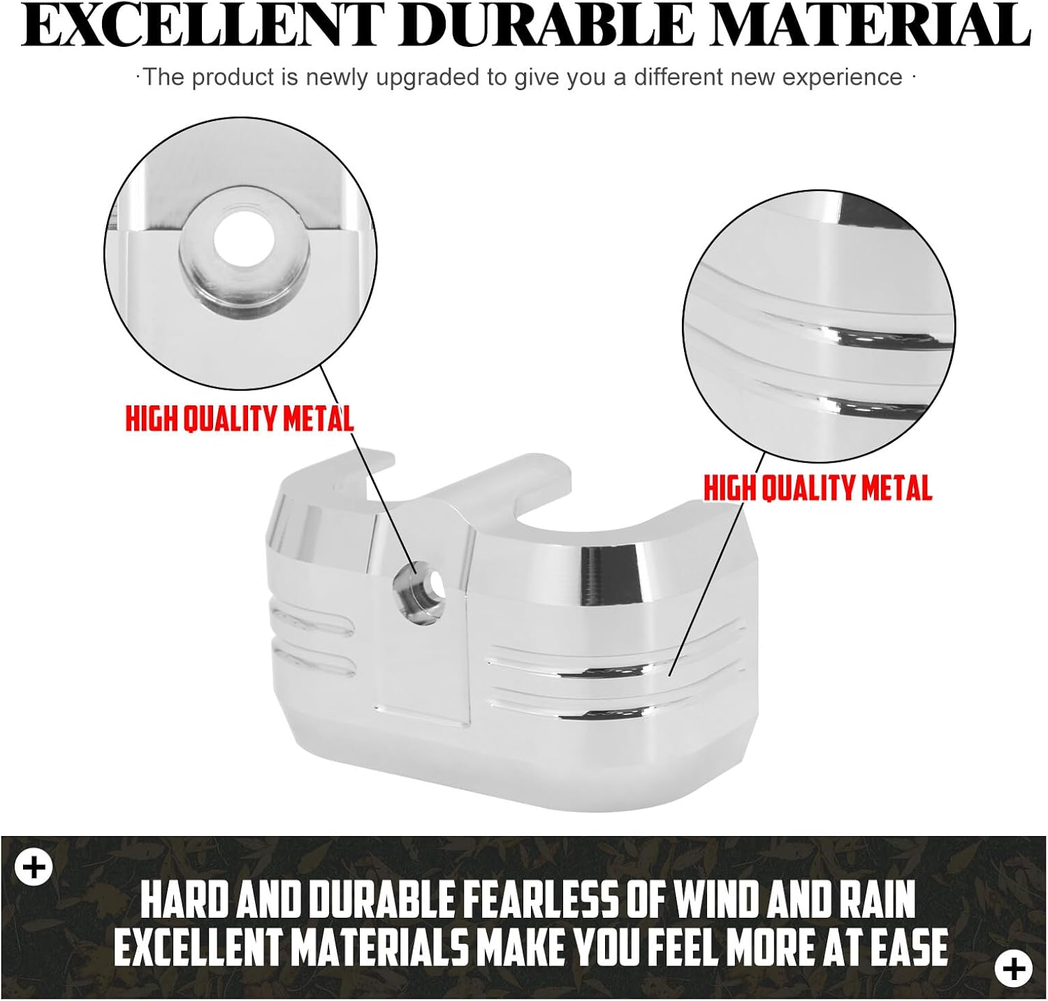 ya 5 8.24 baidi Chrome Aluminum Coil Cover Fit for Harley Softail Street Fat Bob Breakout 18-23