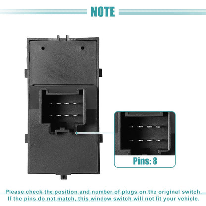 ya 8 8.24 baidi for Chevrolet Cruze Limited 2016 Black No. 20917577 1 Set Power Window Switch 